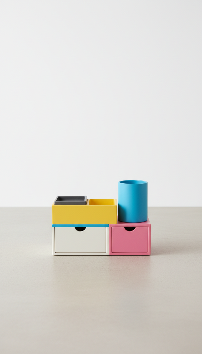 Stackable Modular Desk Organizer