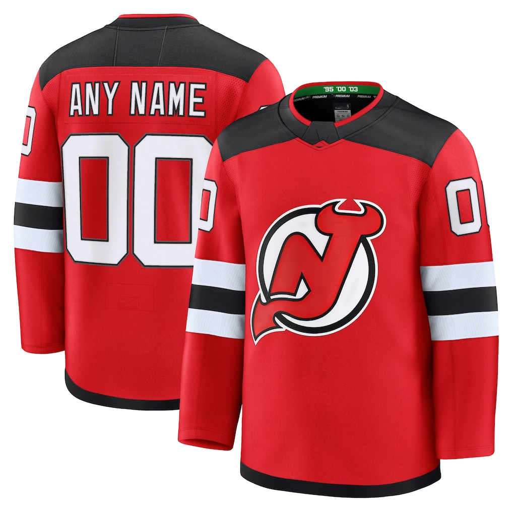 Mdoa Cheap NJ.Devils Red Home Premium Jerseys