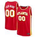 Mdoa Custom A.Hawks Red Fast Break Jerseys - Icon Edition
