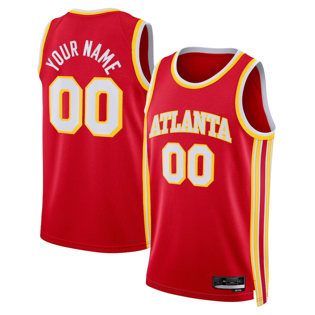Mdoa Custom A.Hawks Red Swingman Jerseys - Icon Edition