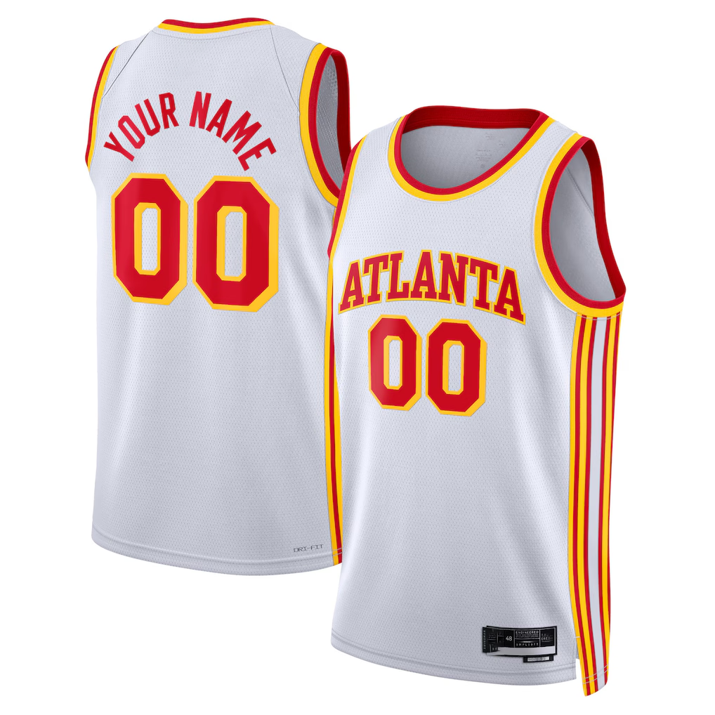 Mdoa Custom A.Hawks White Swingman Jerseys - Association Edition