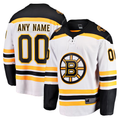 Mdoa Custom B.Bruins White Away Breakaway Stitched Jerseys
