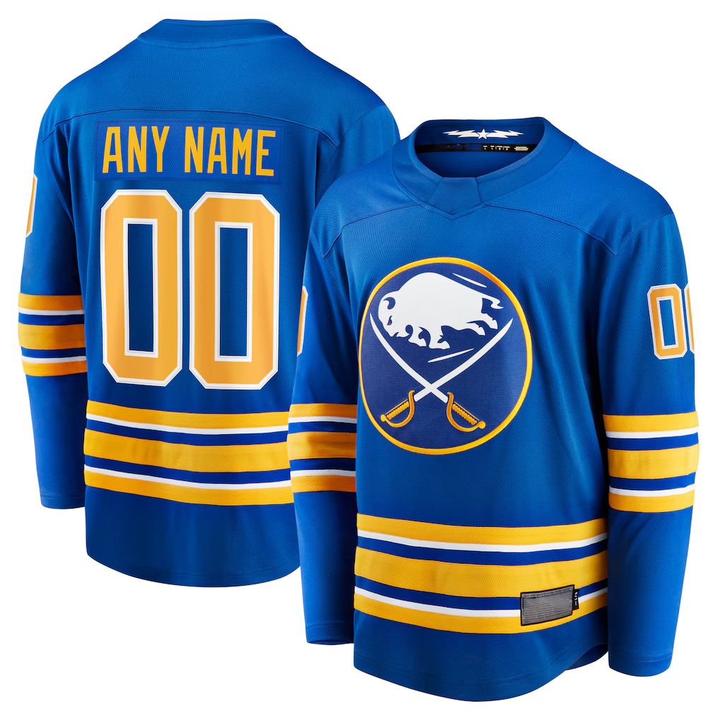 Mdoa Custom B.Sabres Royal Home Breakaway Stitched Jerseys