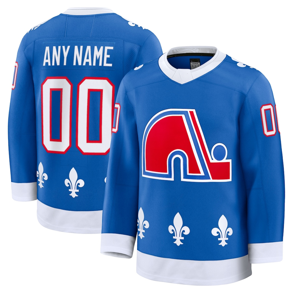 Mdoa Custom C.Avalanche Blue Alternate Heritage Premium Jerseys