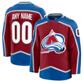 Mdoa Custom C.Avalanche Burgundy Home Premium Jerseys
