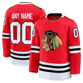 Mdoa Custom C.Blackhawks Red Home Premium Jerseys