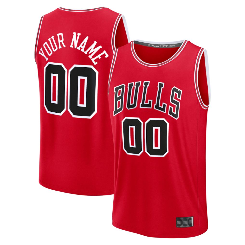 Mdoa Custom C.Bulls Red Fast Break Jerseys - Icon Edition