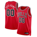 Mdoa Custom C.Bulls Red Swingman Jerseys - Icon Edition