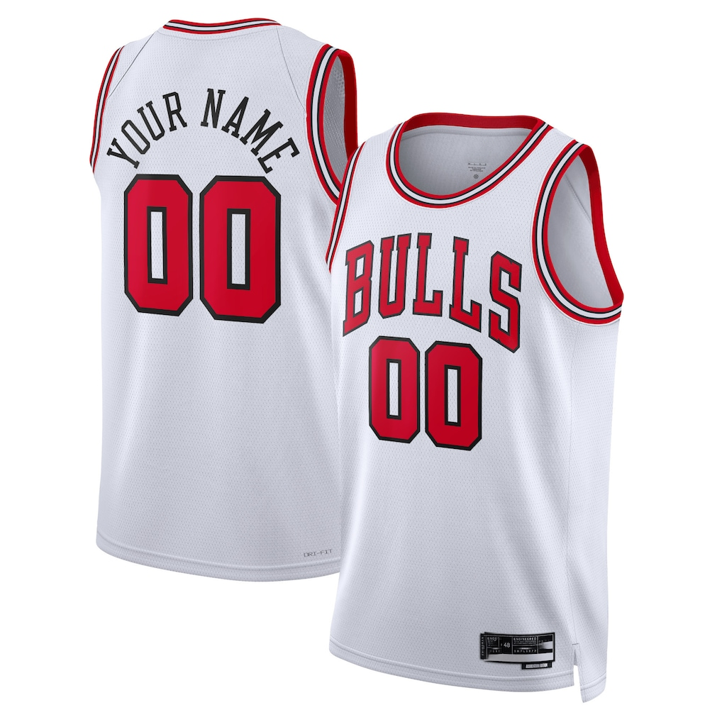 Mdoa Custom C.Bulls White Swingman Jerseys - Association Edition