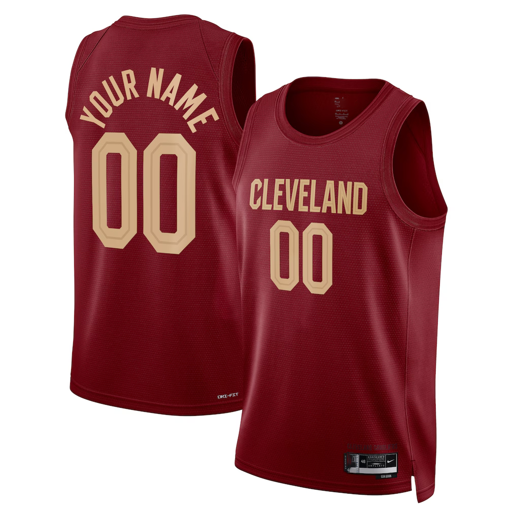 Mdoa Custom C.Cavaliers Burgundy Swingman Jerseys - Icon Edition
