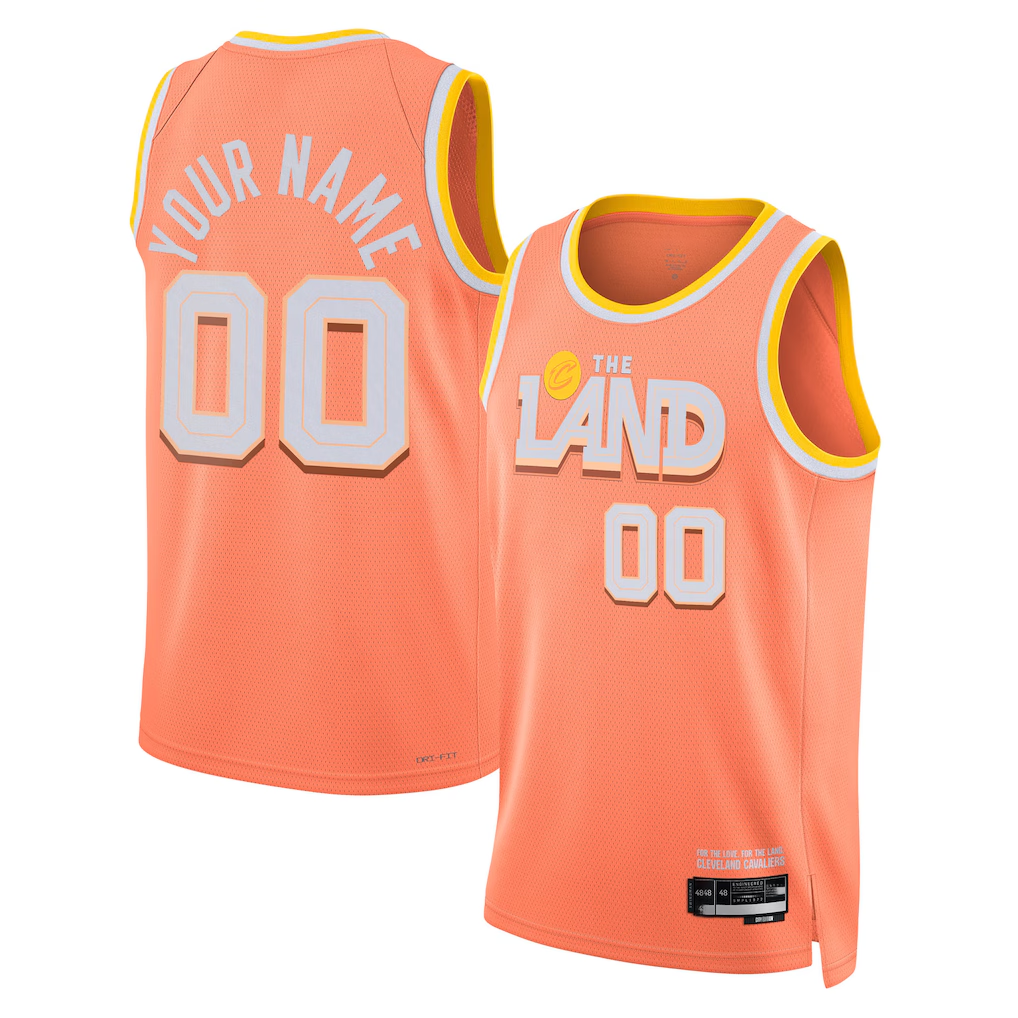 Mdoa Custom C.Cavaliers Orange 202526 City Edition Swingman Jerseys