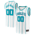Mdoa Custom C.Hornets White Fast Break Custom Replica Jerseys - Association Edition