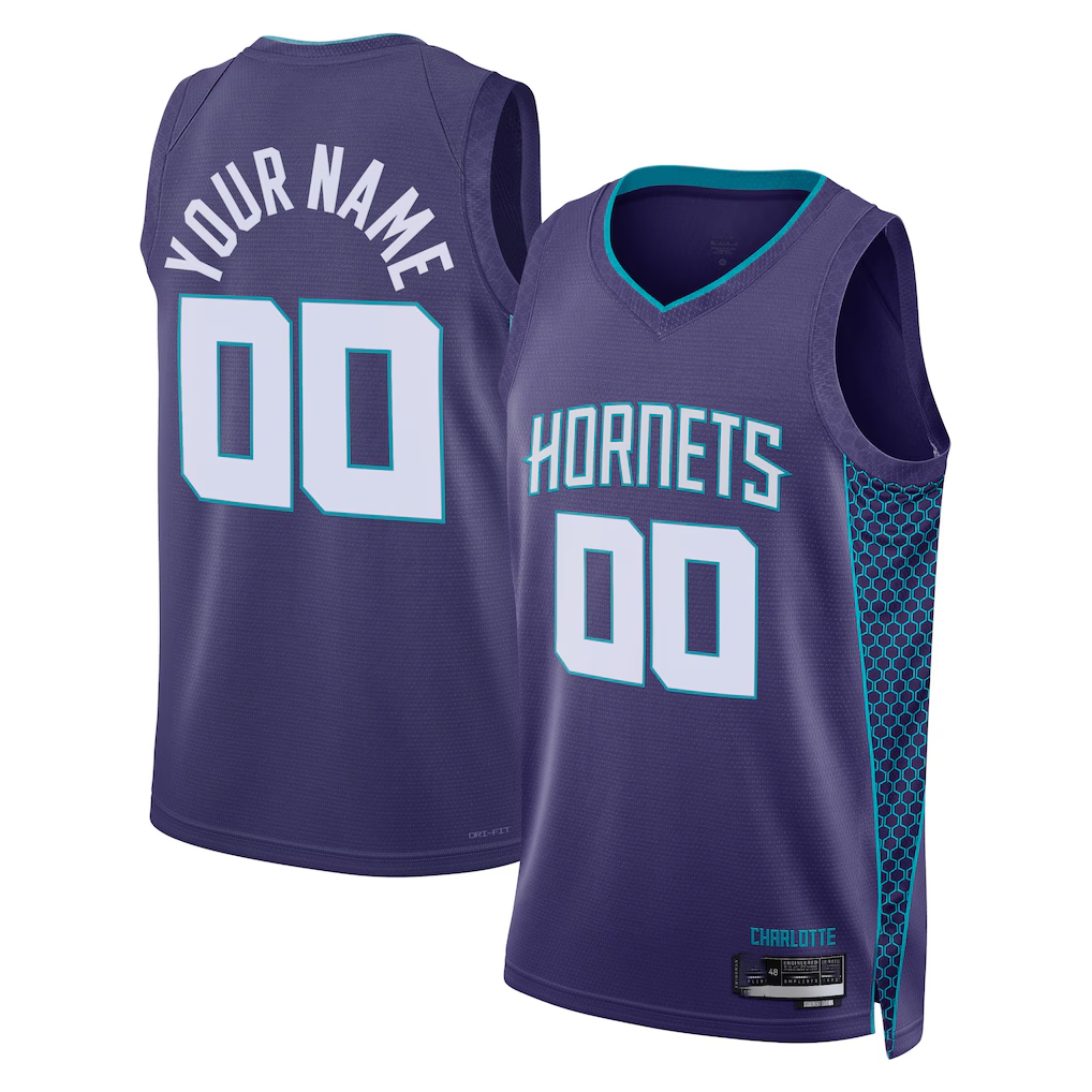 Mdoa Custom C.Hornets Purple 202223 Swingman Jerseys - Statement Edition