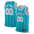 Mdoa Custom C.Hornets  Teal Swingman Jerseys - Icon Edition