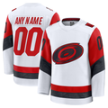 Mdoa Custom C.Hurricanes White Away Premium Stitched Jerseys