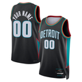 Mdoa Custom D.Pistons Charcoal 202526 City Edition Swingman Jerseys