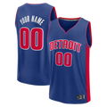 Mdoa Custom D.Pistons Blue Fast Break Jerseys - Icon Edition