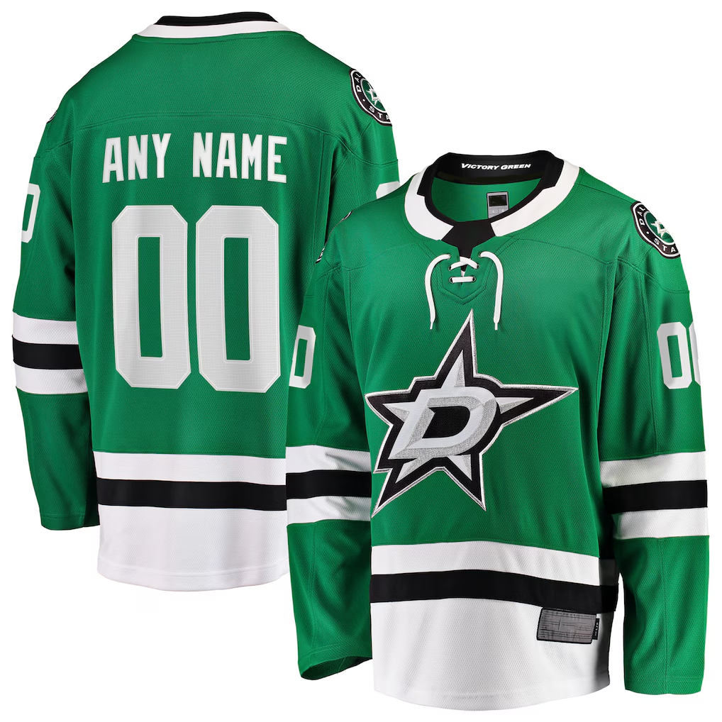 Mdoa Custom D.Stars Green Home Breakaway Jerseys