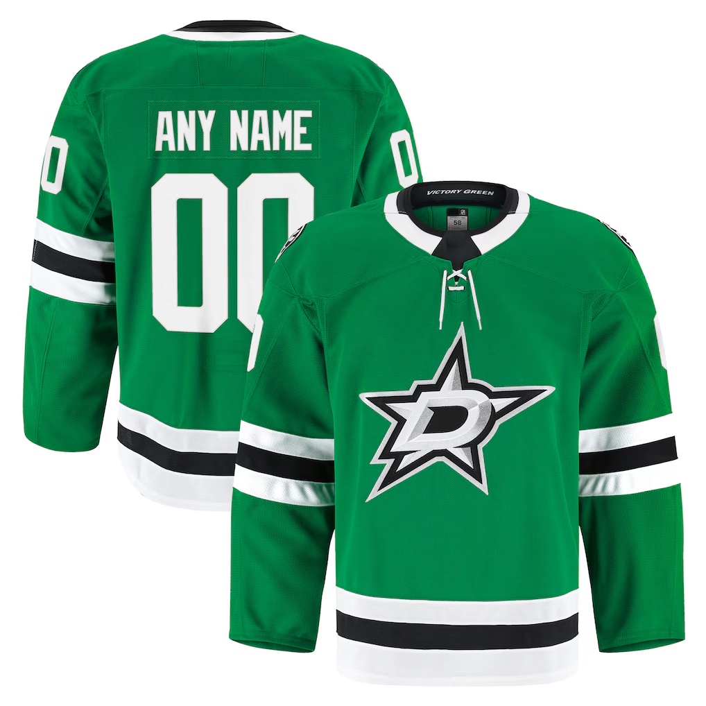 Mdoa Custom D.Stars Kelly Green Home Authentic Pro Jerseys