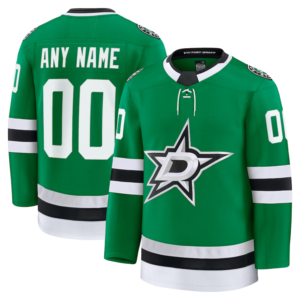 Mdoa Custom D.Stars Kelly Green Home Premium Jerseys