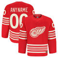 Mdoa Custom DR.Wings Red Anniversary Authentic Pro Jerseys