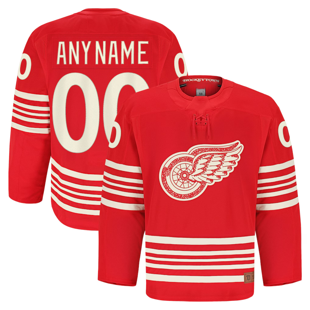Mdoa Custom DR.Wings Red Anniversary Authentic Pro Jerseys