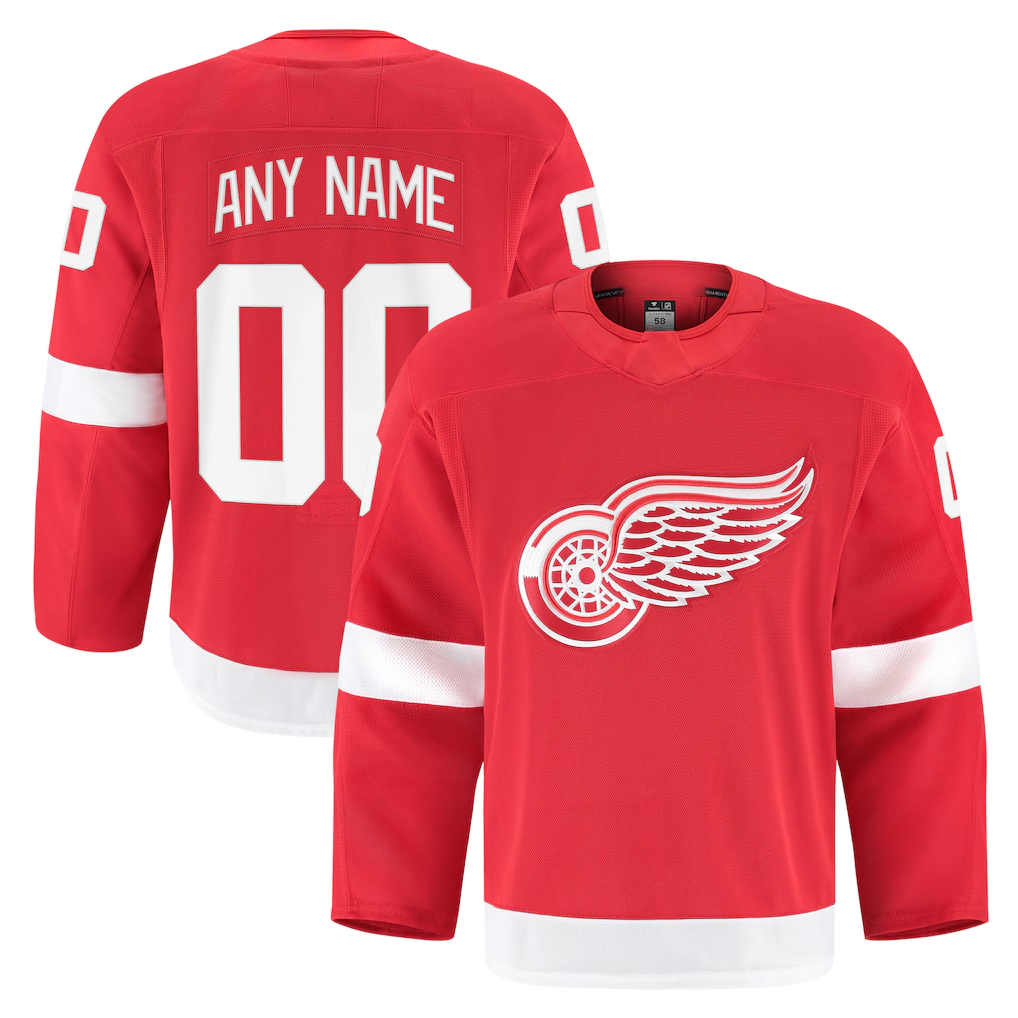 Mdoa Custom DR.Wings Red Home Authentic Pro Jerseys