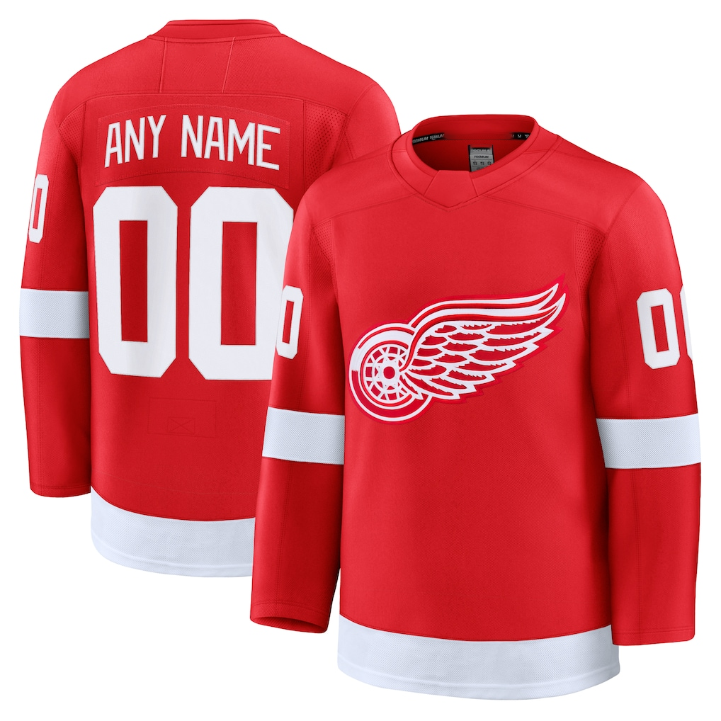 Mdoa Custom DR.Wings Red Home Premium Jerseys