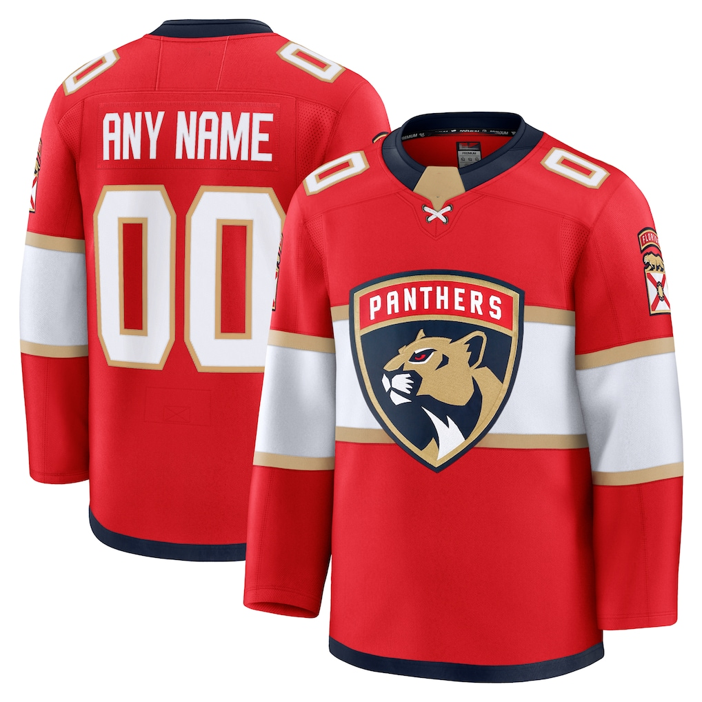 Mdoa Custom F.Panthers Red Home Premium Jerseys
