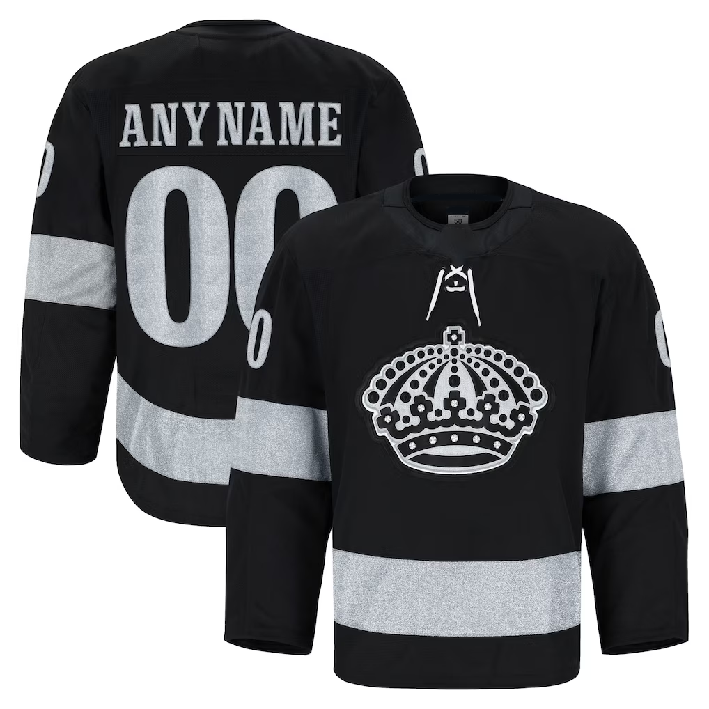 Mdoa Custom LA.Kings Black Alternate Authentic Pro Jerseys