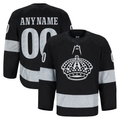 Mdoa Custom LA.Kings Black Alternate Authentic Pro Jerseys