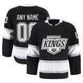 Mdoa Custom LA.Kings Black Home Authentic Pro Jerseys