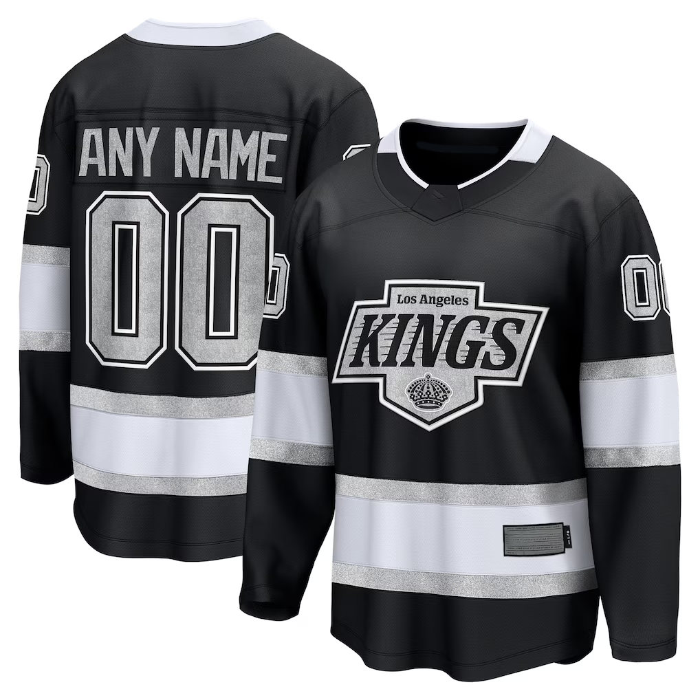 Mdoa Custom LA.Kings Black Home Breakaway Jerseys