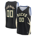Mdoa Custom M.Bucks  Black Fast Break Jerseys - Statement Edition