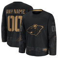 Mdoa Custom M.Wild Black 2024 Military Appreciation Practice Jerseys