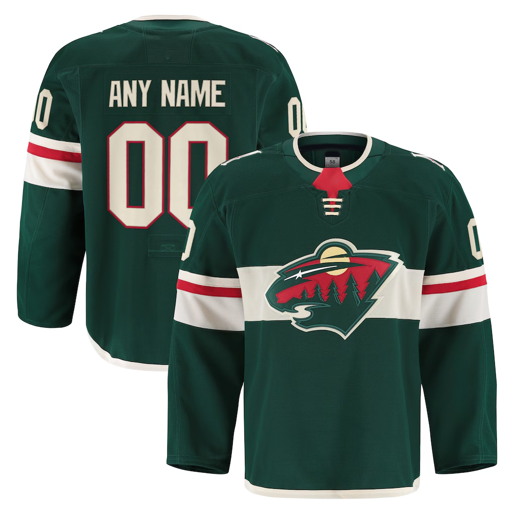 Mdoa Custom M.Wild Green Home Authentic Pro Jerseys
