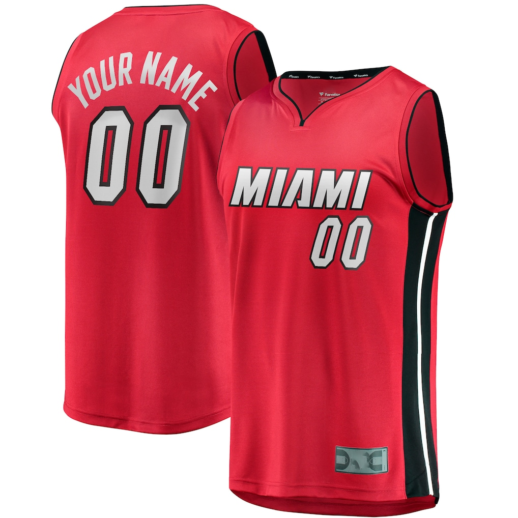 Mdoa Custom M.Heat  Red Fast Break Jerseys - Statement Edition