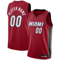 Mdoa Custom M.Heat Heat Jordan Brand Red Swingman Jerseys - Statement Edition