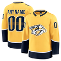Mdoa Custom N.Predators Gold Home Premium Jerseys