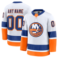 Mdoa Custom NY.Islanders White Away Premium Jerseys
