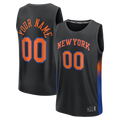 Mdoa Custom NY.Knicks Black Fast Break Jerseys - Icon Edition