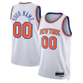 Mdoa Custom NY.Knicks White Swingman Jerseys - Association Edition