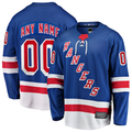Mdoa Custom NY.Rangers Blue Home Breakaway Jerseys
