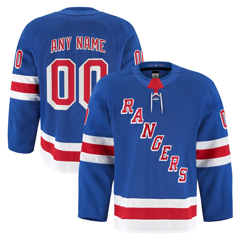 Mdoa Custom NY.Rangers Royal Home Authentic Pro Jerseys