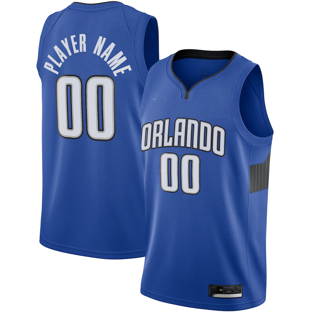 Mdoa Custom O.Magic Blue Swingman Jerseys - Statement Edition