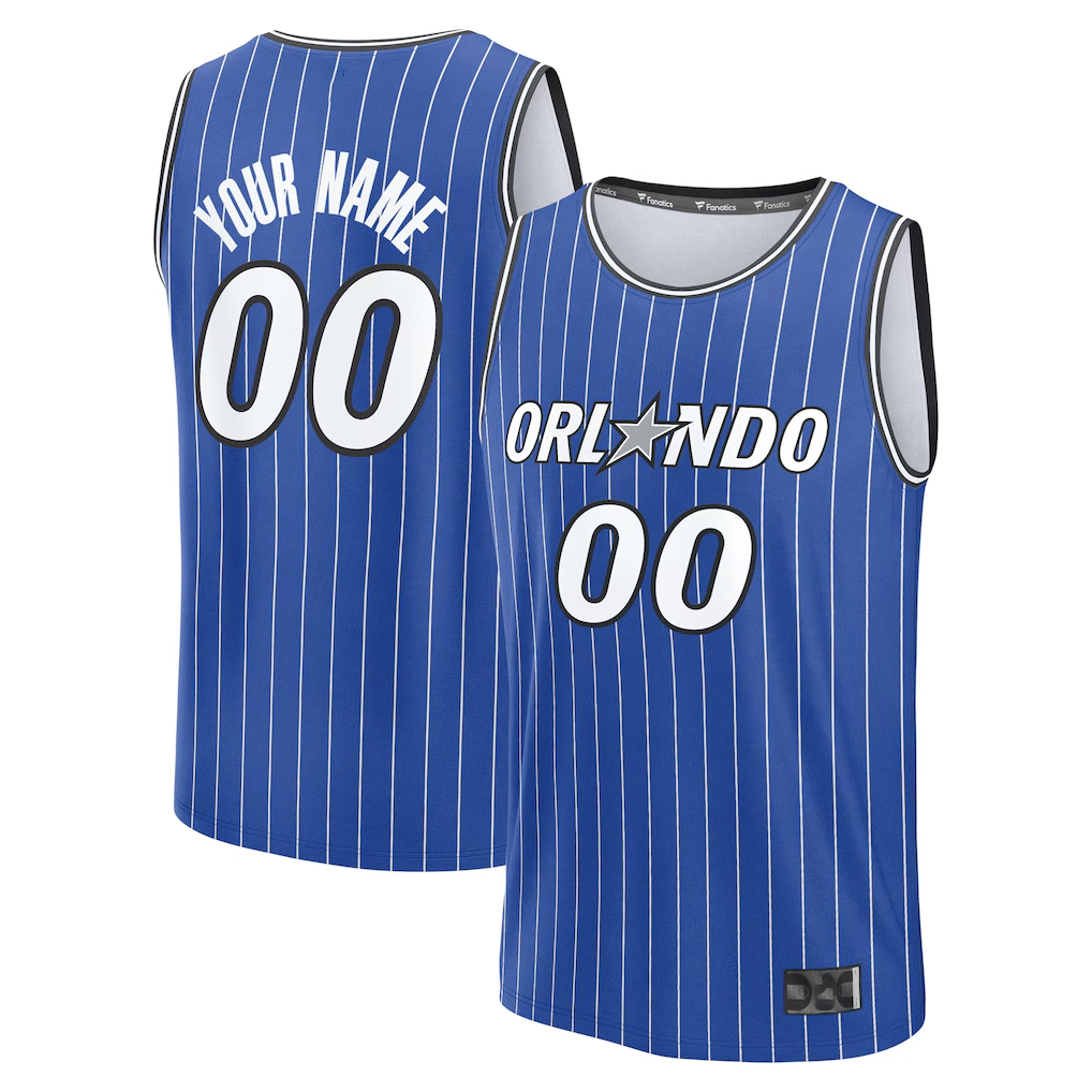 Mdoa Custom O.Magic Blue Fast Break Replica Jerseys - Icon Edition