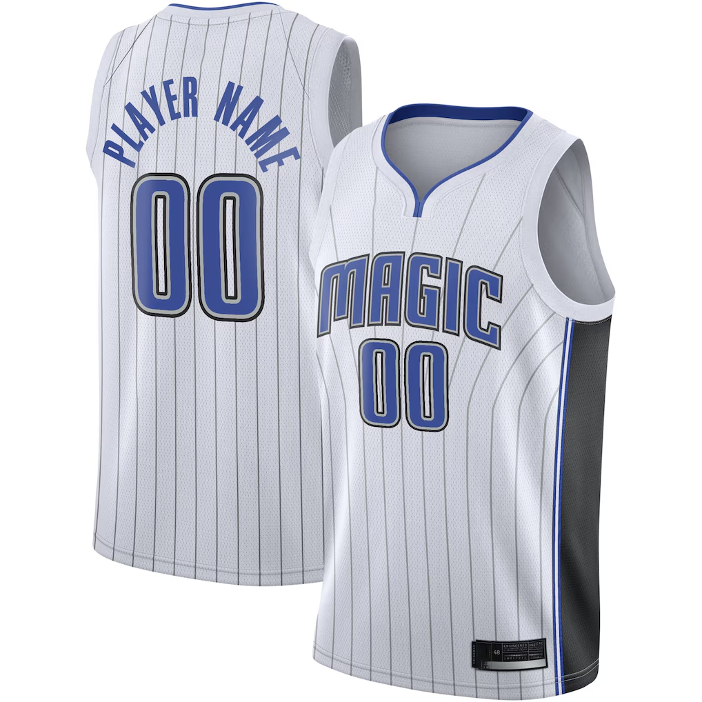 Mdoa Custom O.Magic White 202021 Swingman Jerseys - Association Edition