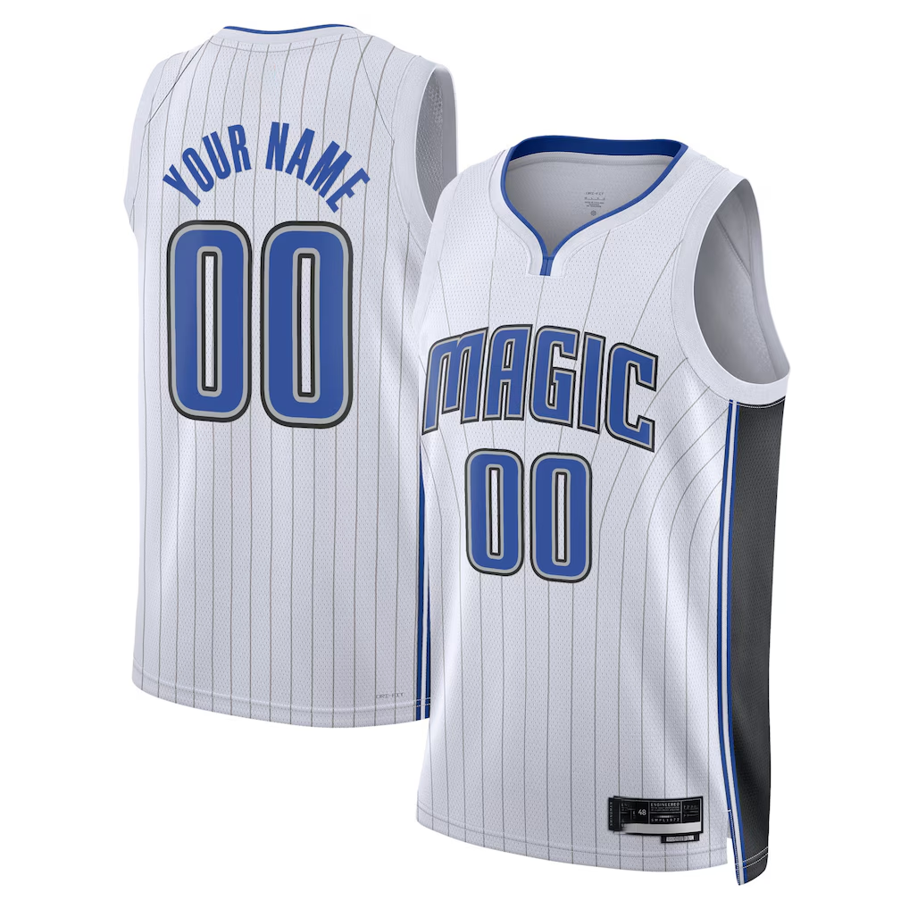 Mdoa Custom O.Magic White Swingman Jerseys - Association Edition