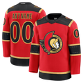 Mdoa Custom O.Senators Red Alternate Premium Jerseys