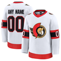 Mdoa Custom O.Senators White Away Premium Jerseys